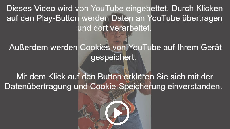 Dieses Video wird von YouTube eingebettet. Durch Klicken auf den Play-Button werden Daten an YouTube übertragen und dort verarbeitet. Außerdem werden Cookies von YouTube auf Ihrem Gerät gespeichert. Mit dem Klick auf den Button erklären Sie sich mit der Datenübertragung und Cookie-Speicherung einverstanden.