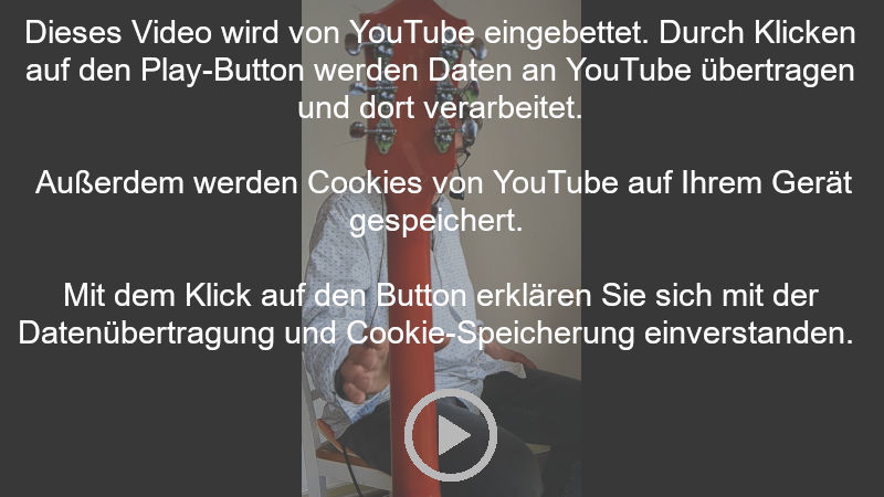 Dieses Video wird von YouTube eingebettet. Durch Klicken auf den Play-Button werden Daten an YouTube übertragen und dort verarbeitet. Außerdem werden Cookies von YouTube auf Ihrem Gerät gespeichert. Mit dem Klick auf den Button erklären Sie sich mit der Datenübertragung und Cookie-Speicherung einverstanden.